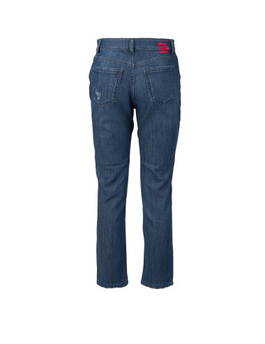 FW22-23 Jeans "Straight" con ricamo